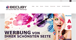 Desktop Screenshot of becuby.de